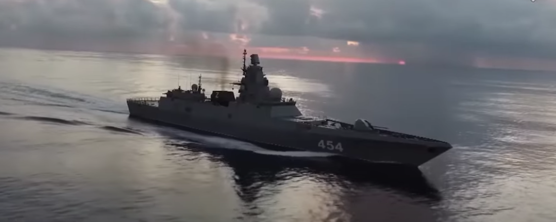 Russian warships aim to intimidate. Our Navy views them like target practice