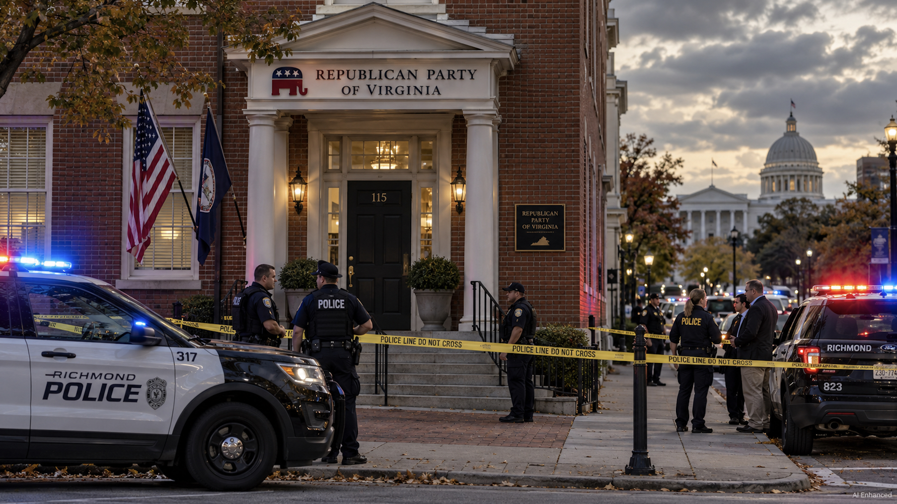 Woman shot near Republican Party HQ in Richmond